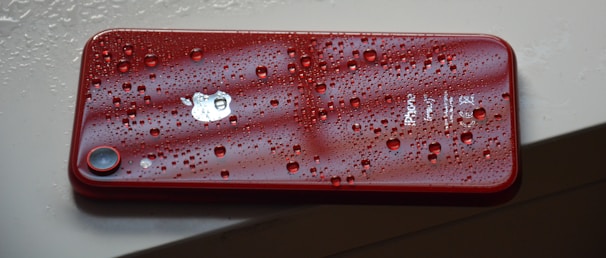 Close-up of a Hammer phone showing its water and dust resistance features.