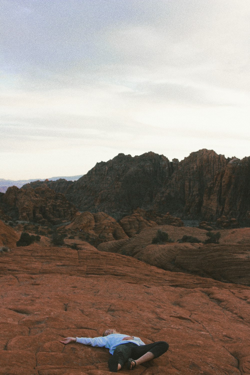 brown rocky mountain under white sky during daytime