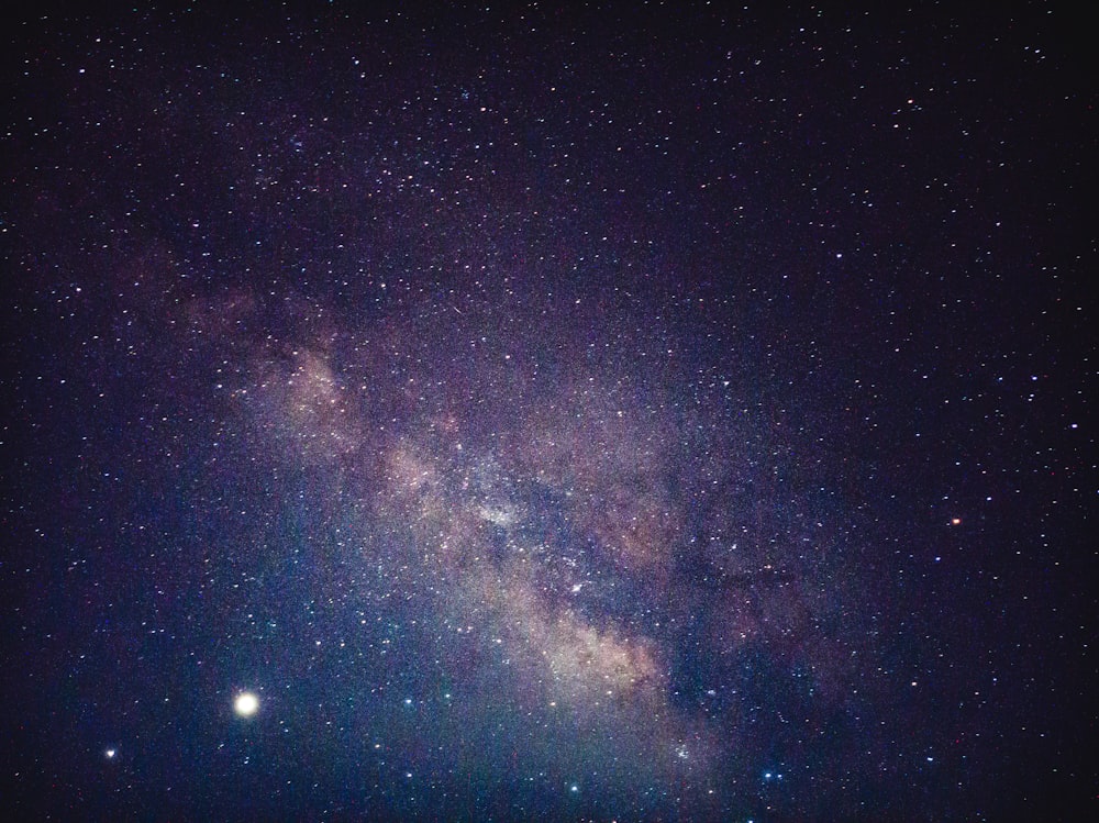 céu noturno estrelado sobre noite estrelada