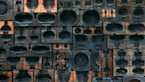 brown and black concrete building
