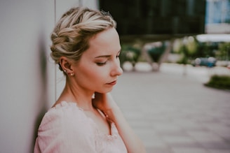 woman in white sleeveless dress