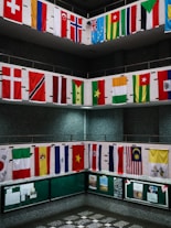 red white and green concrete building