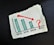 A bar chart on a piece of torn paper displays data for the years 2018 through 2021. The bars representing 2018, 2019, and 2020 are colored in green and show a declining trend. A red arrow pointing downwards extends from the top of the 2018 bar to the end of the 2020 bar. 2021 is represented by a large red question mark, suggesting uncertainty about the future data.