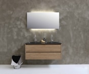 white paper on brown wooden cabinet