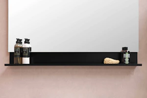 Bathroom shelf accessory