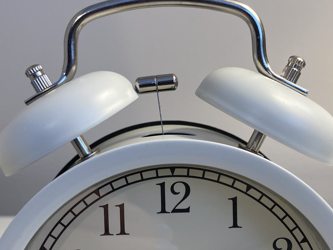 silver and white round analog clock, About Time