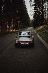 Porsche 911 on a drive with no worries or hassle