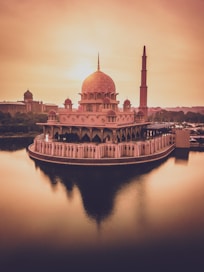 white and brown dome building