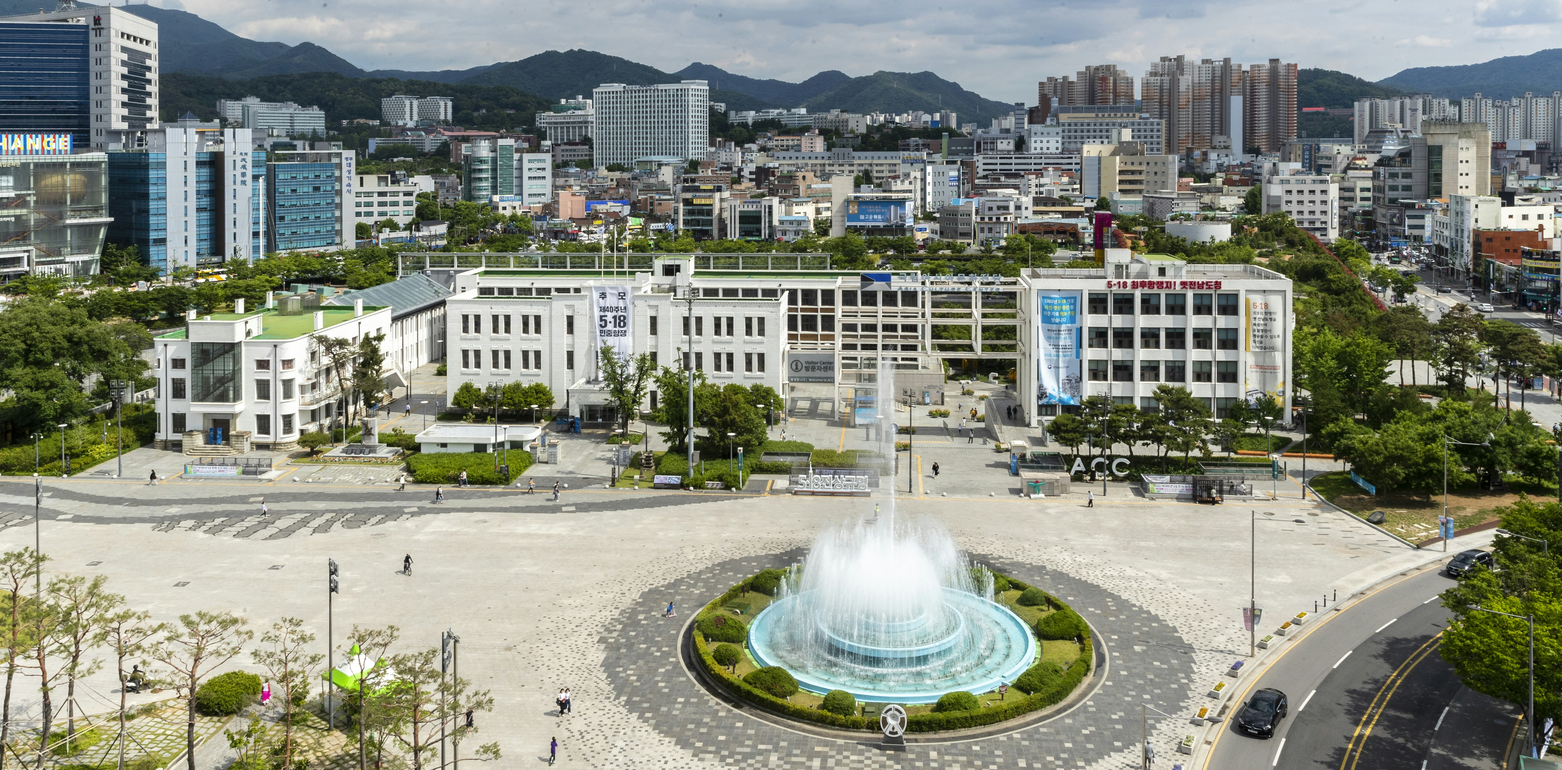 KTX high speed train at a platform in South Korea