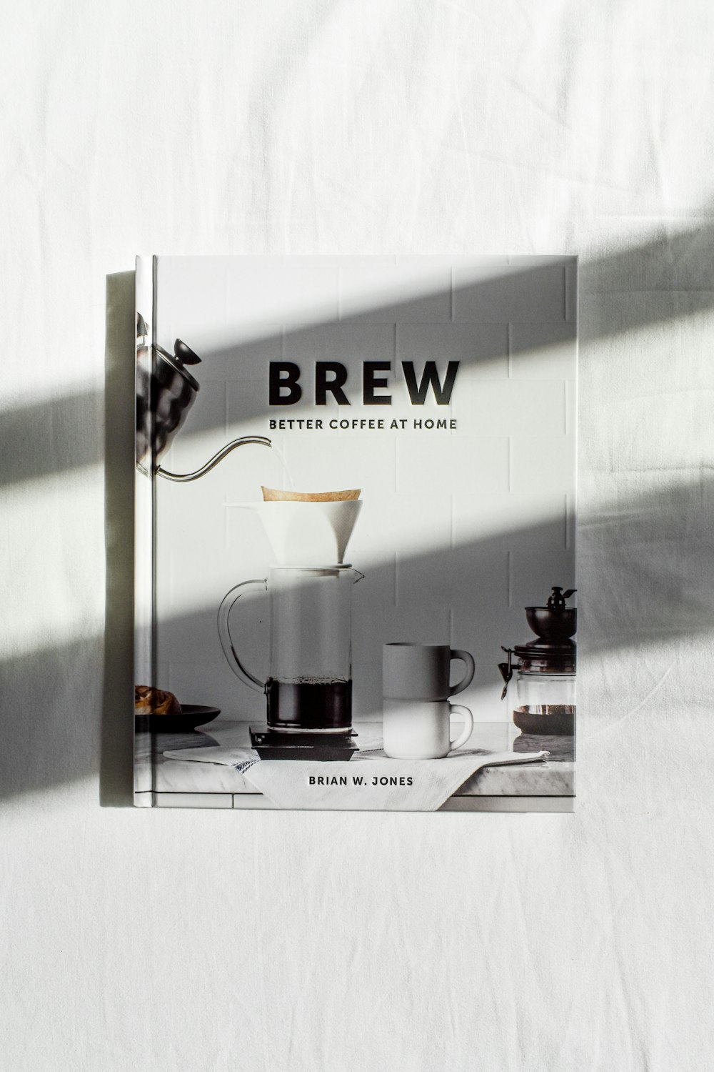 a book about brew sitting on top of a table
