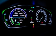 A dashboard screen showing fuel consumption and cost analytics.
