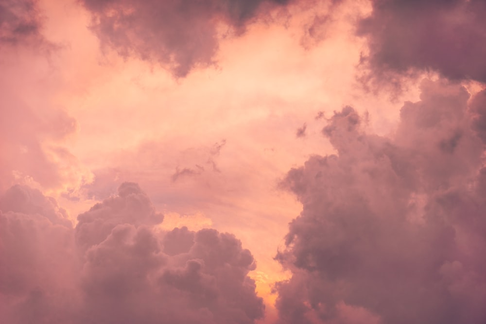 white clouds and blue sky