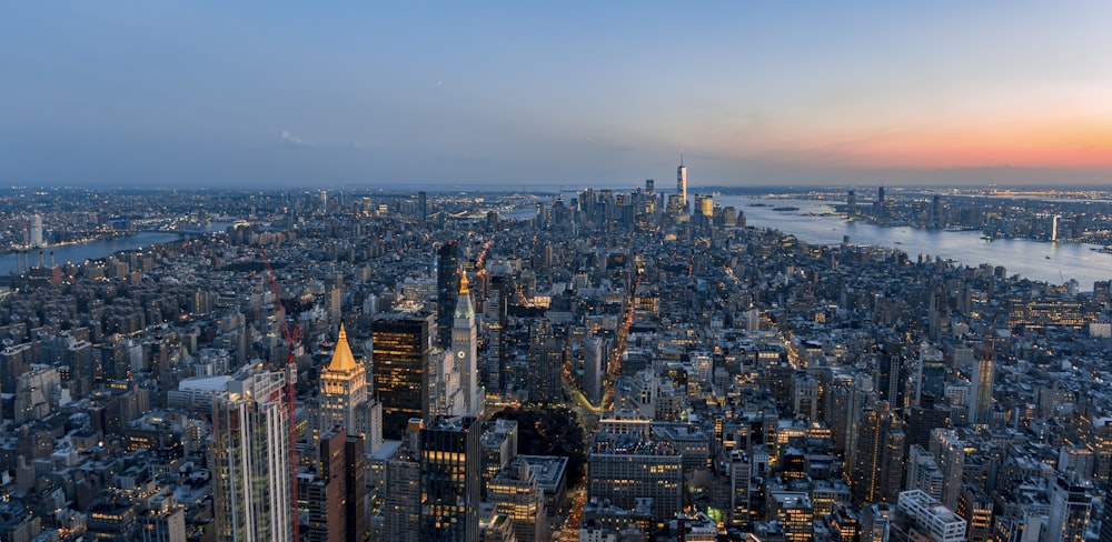 aerial view of city buildings during daytime