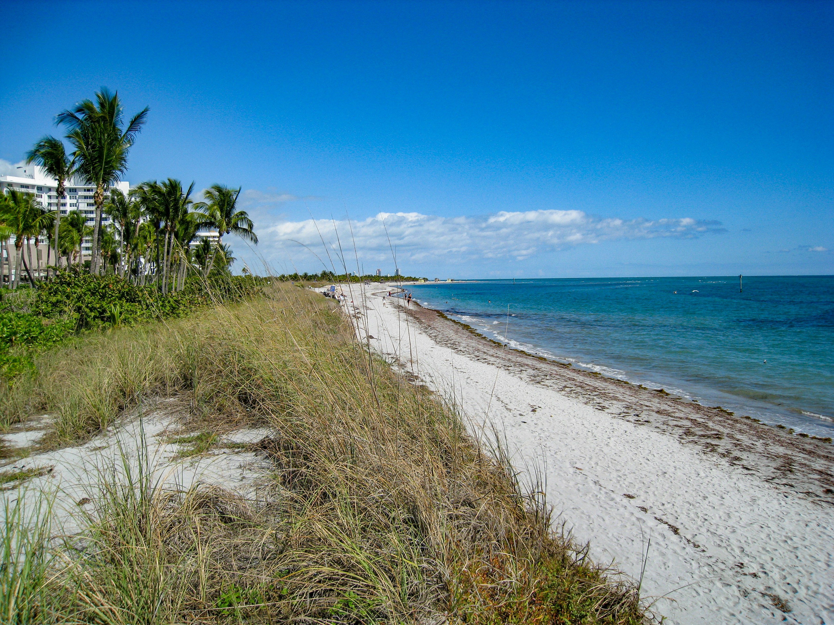 Bahia beach with turquoise water and white sand
