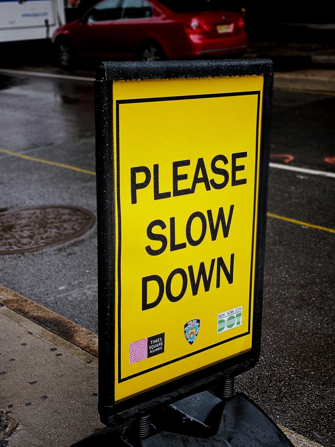 yellow and black caution wet floor sign