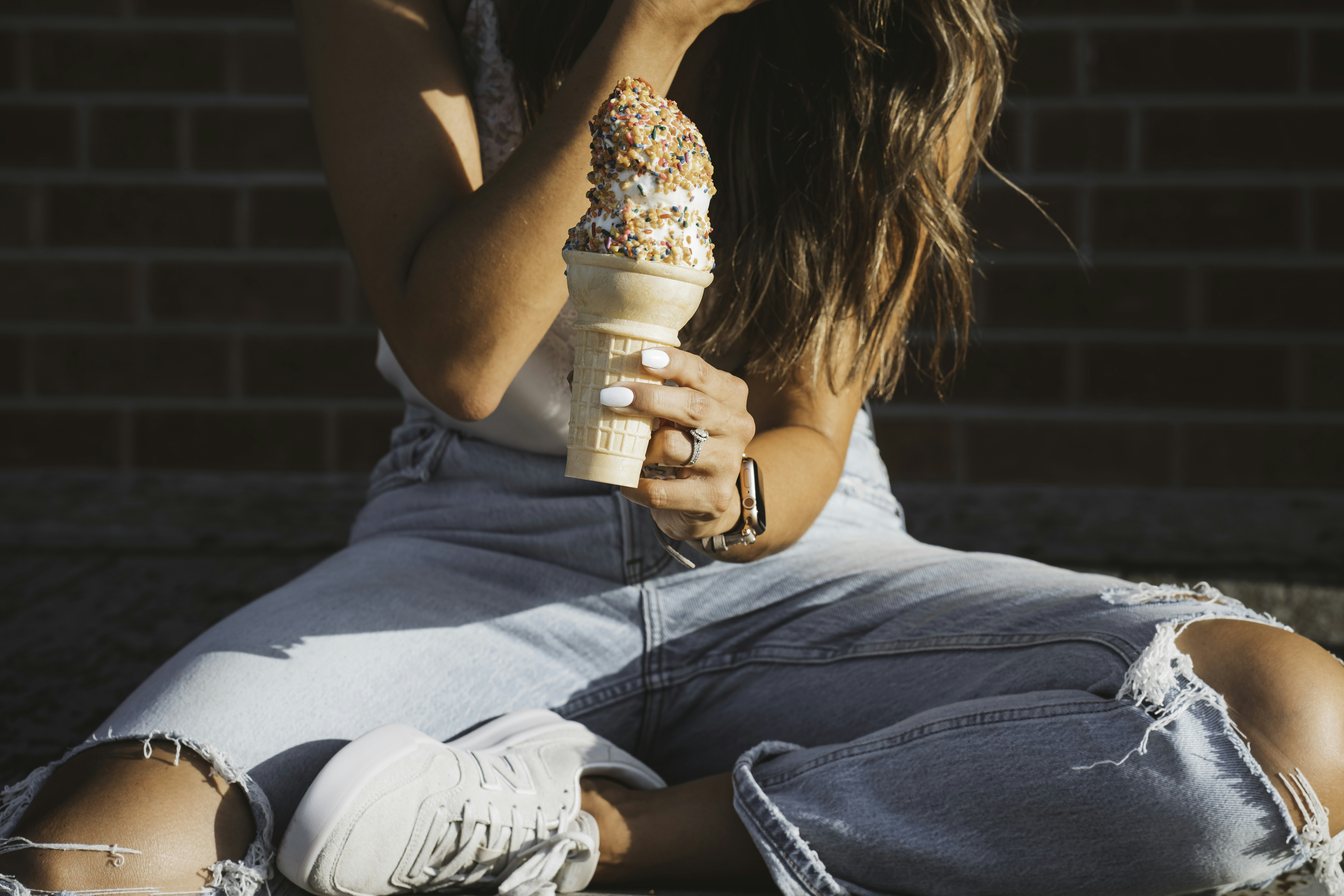ice cream denim jeans