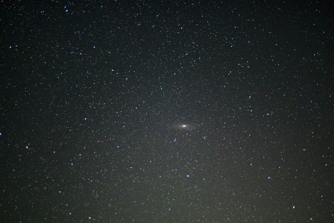 black and white stars during night time