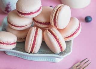 cupcakes on white ceramic tray