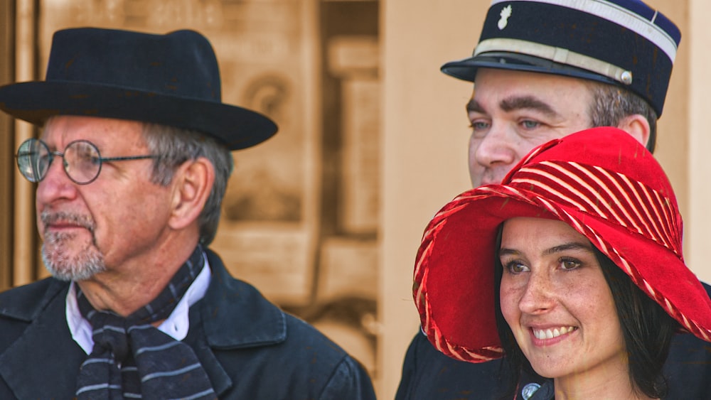 man in black hat and black coat