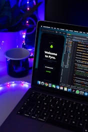 black and silver laptop computer