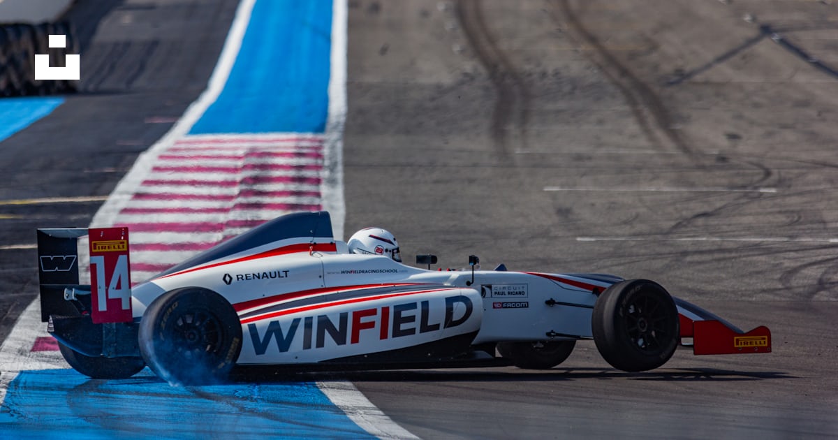 White and red f 1 car on road during daytime photo – Free Side view ...