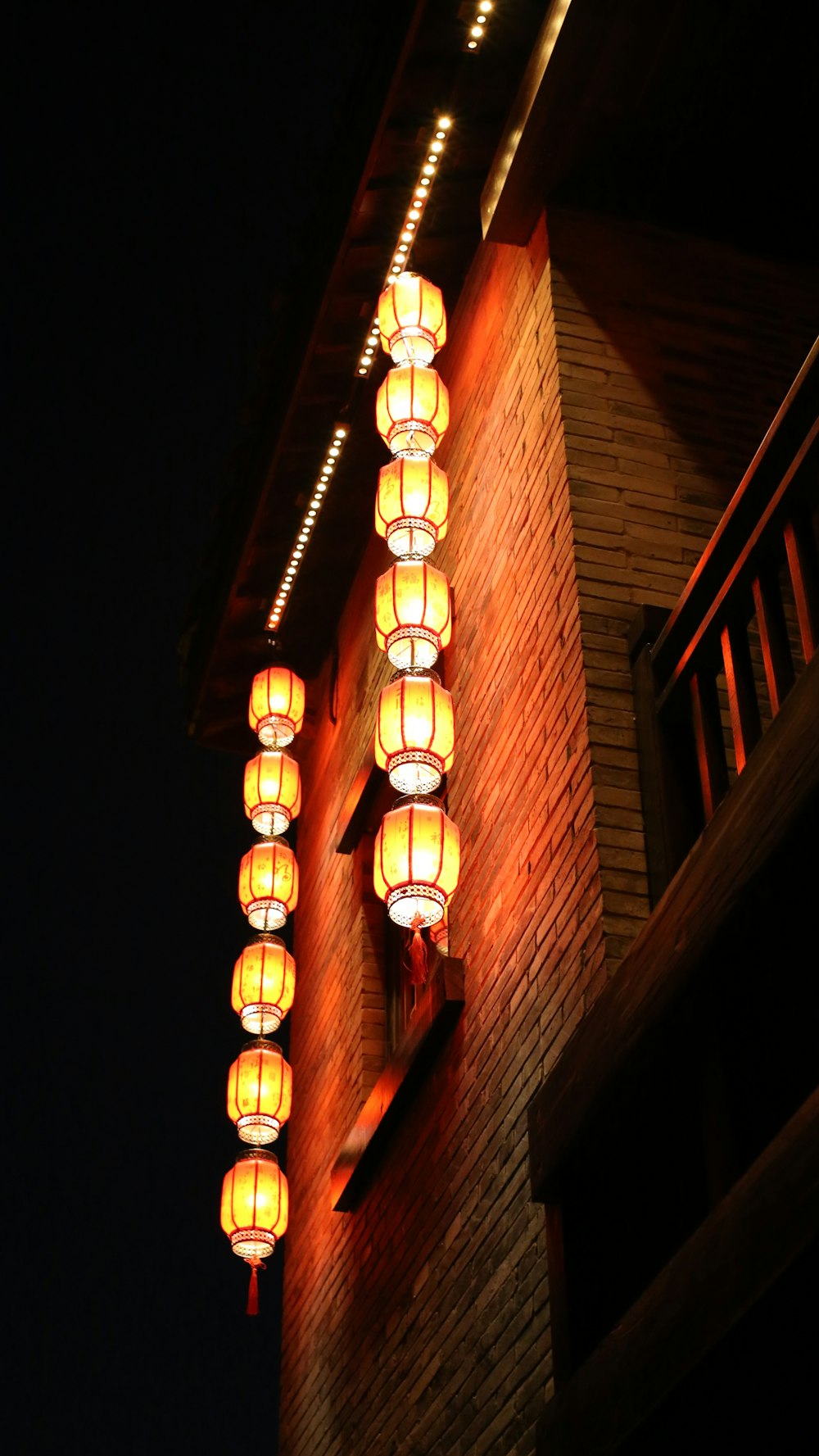 white pendant lamps turned on in room