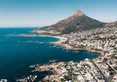 Südafrika Safari Western Cap Kapstadt Blick auf Lions Head