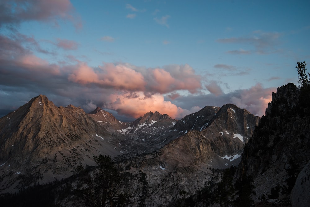 brown and gray mountains under blue sky during daytime