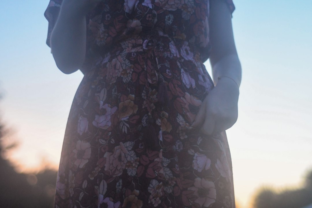 women's sundress closeup