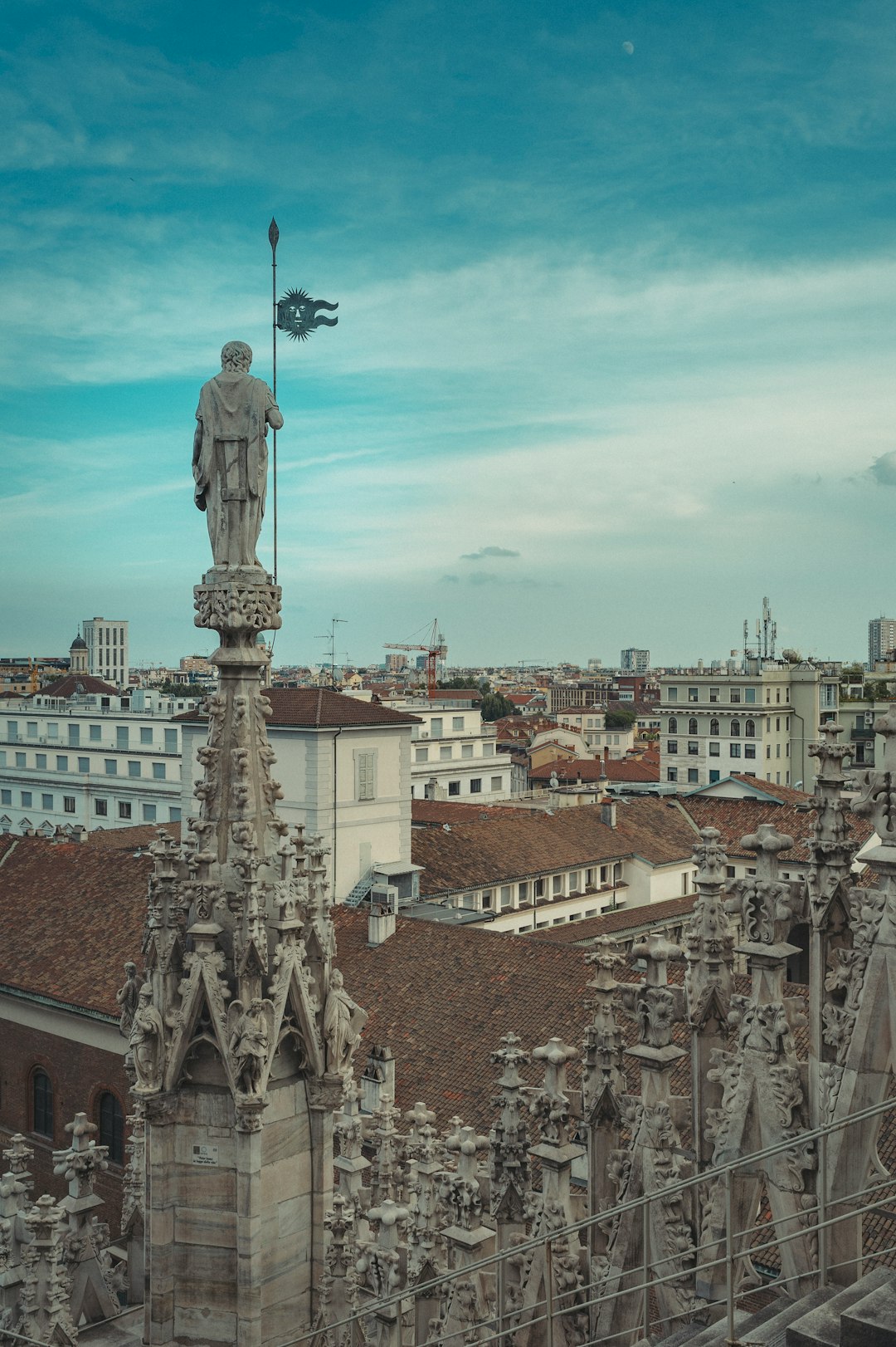 The roofs of Milan from the Duomo di Milano.