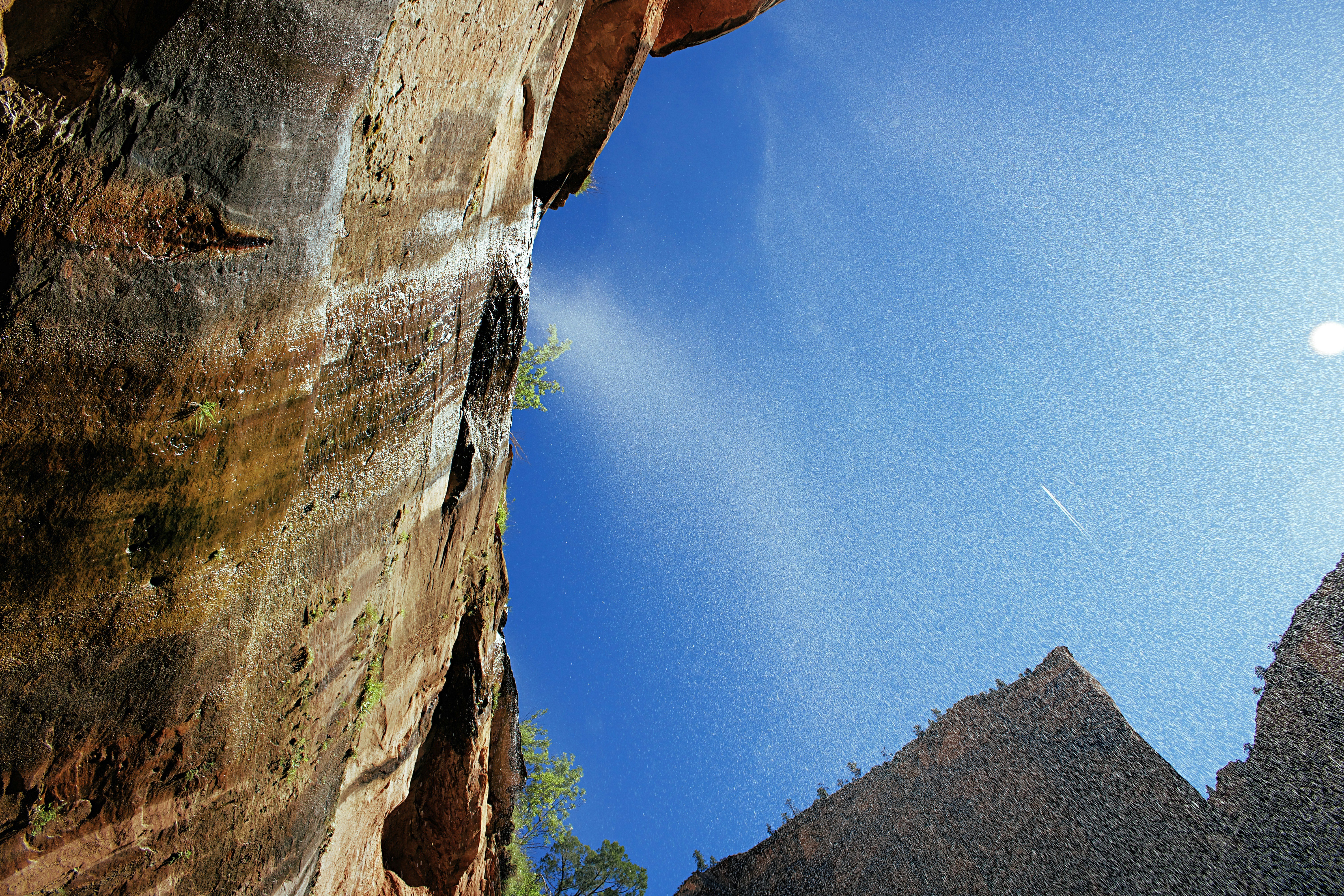 brown rocky mountain under blue sky during daytime, 