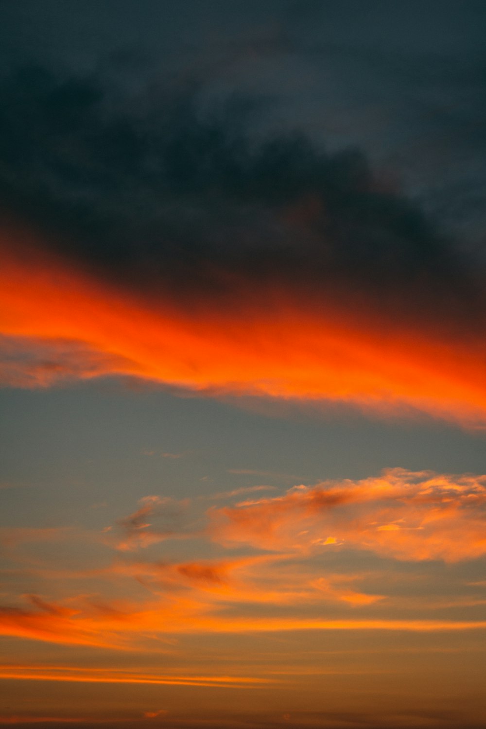 orange and gray clouds during sunset