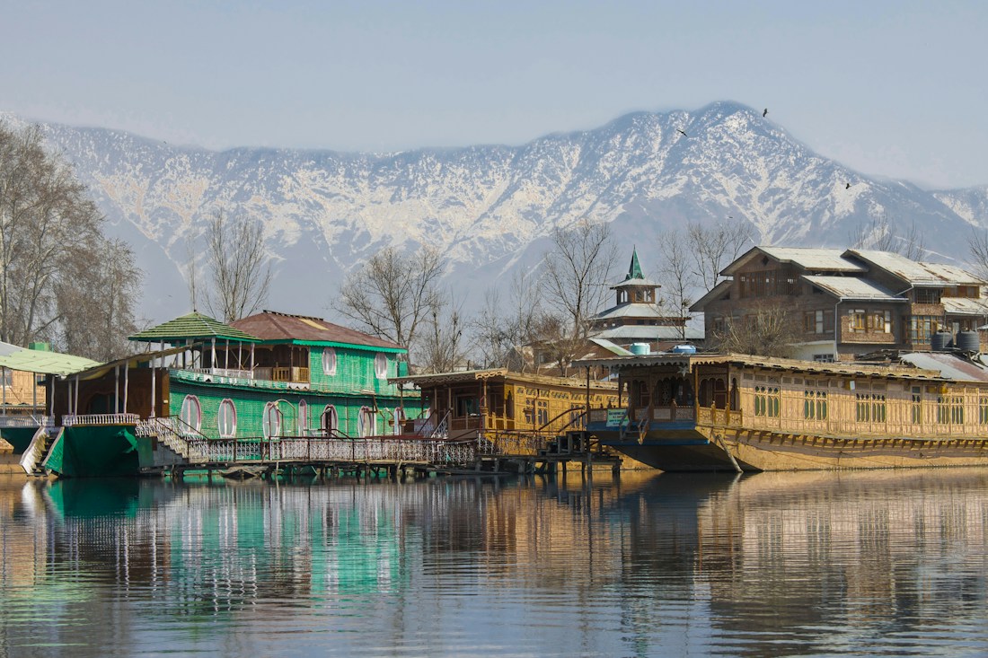 Mountain valley and river