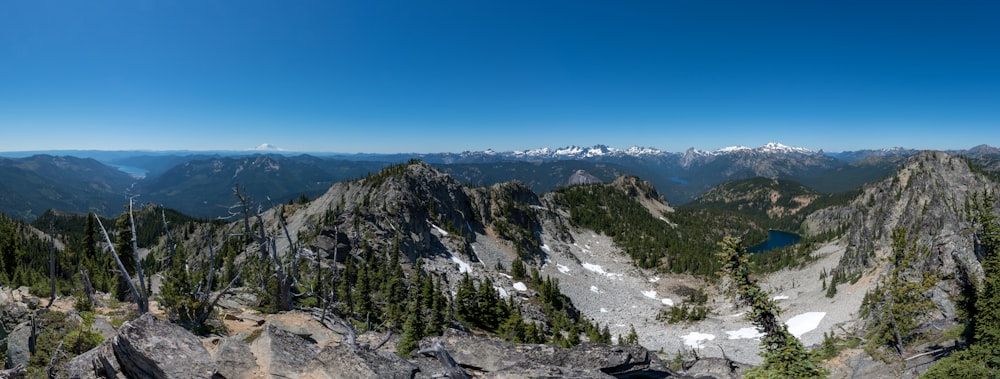 green and gray mountain under blue sky during daytime