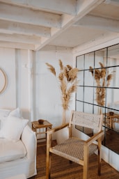 brown wooden chair beside brown wooden table