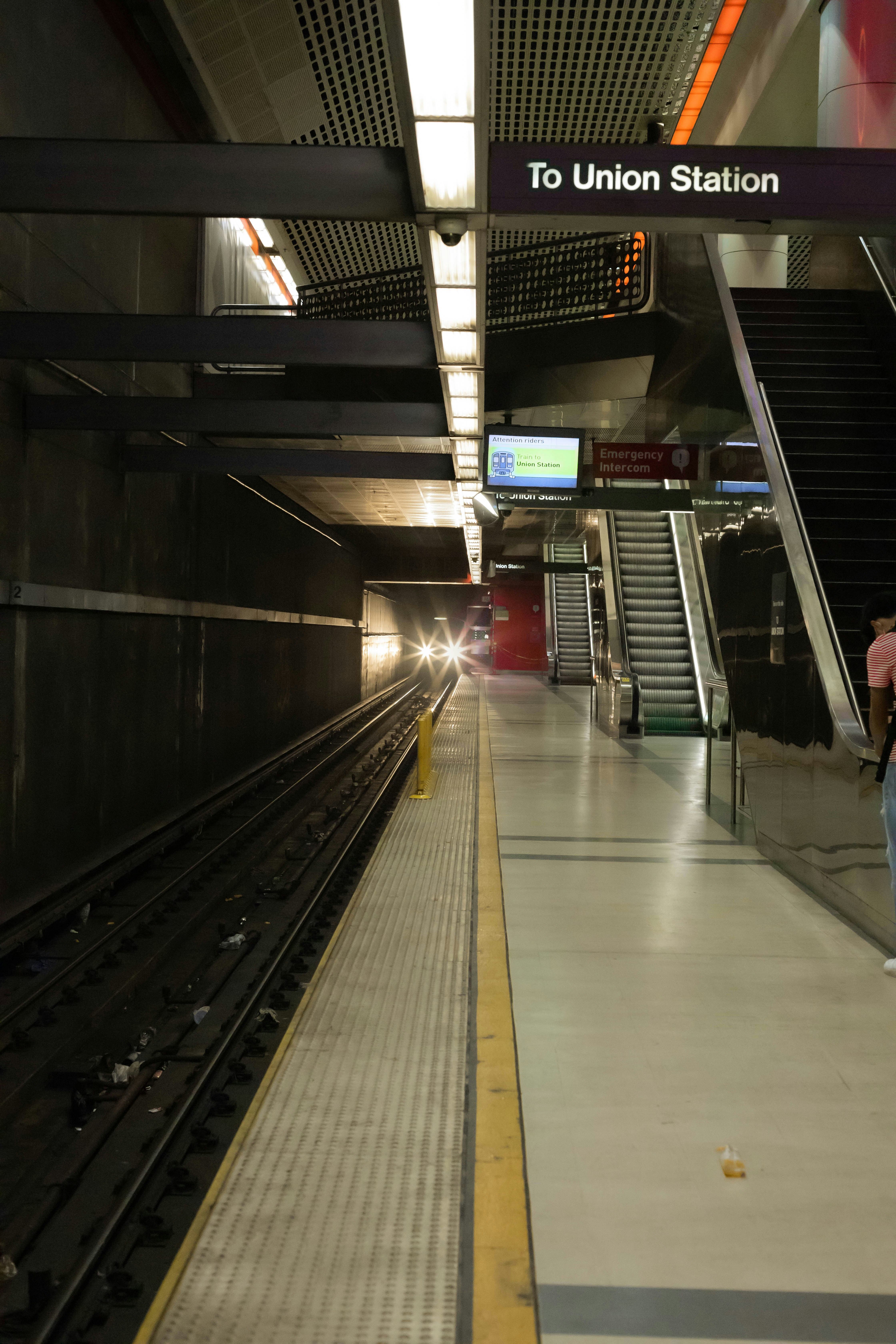 White And Black Train Station Photo Free Vehicle Image On Unsplash