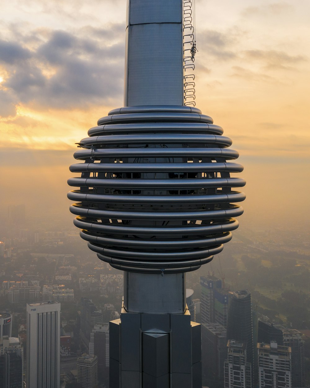 gray tower under gray sky