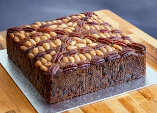 brown bread on brown wooden tray