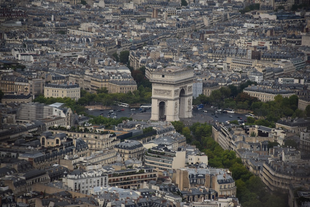 aerial view of city buildings during daytime