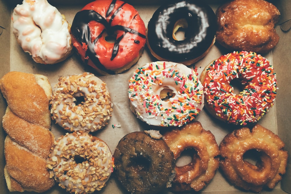 donuts with sprinkles on top