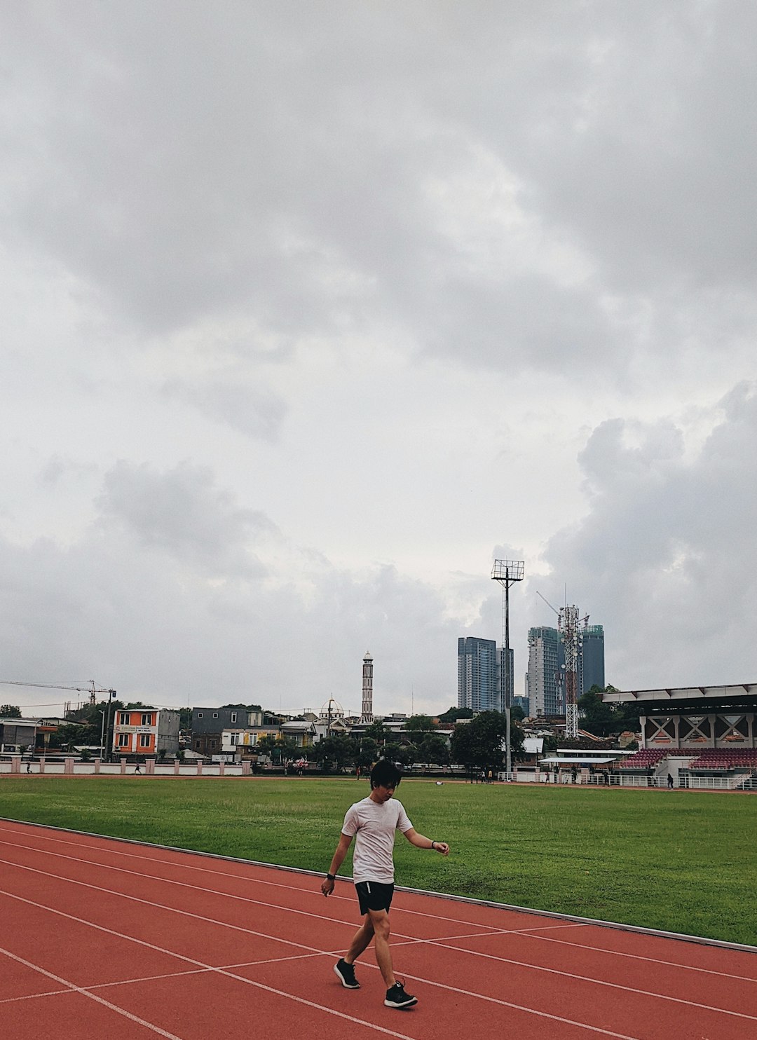 Running photo spot GOR Pancasila East Java