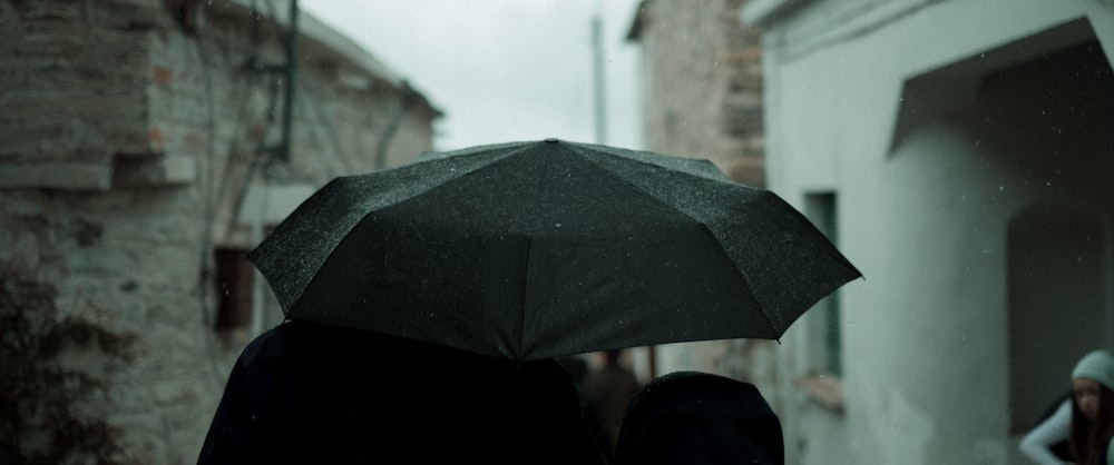 person holding umbrella during daytime