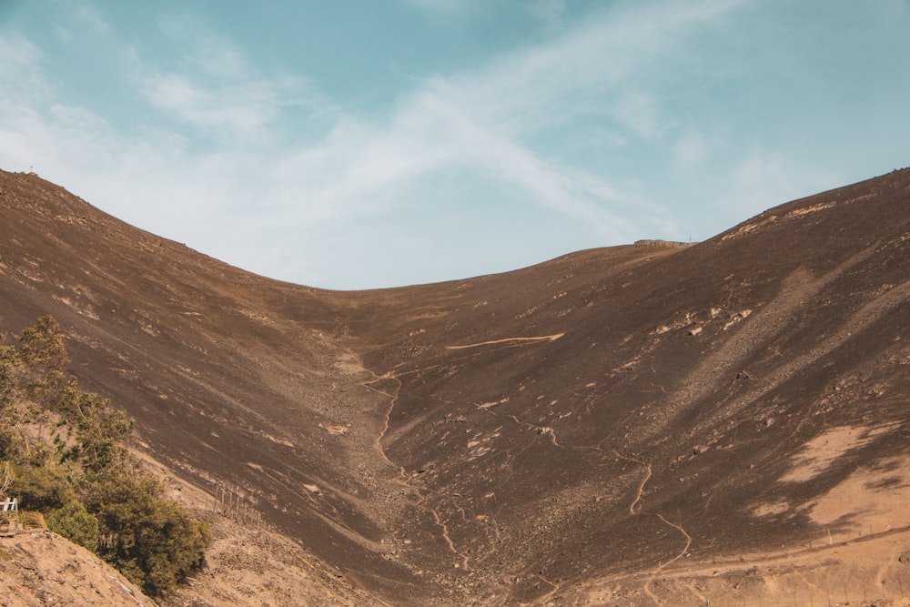 brown and green mountains under blue sky during daytime