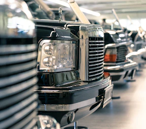 black and silver vintage car