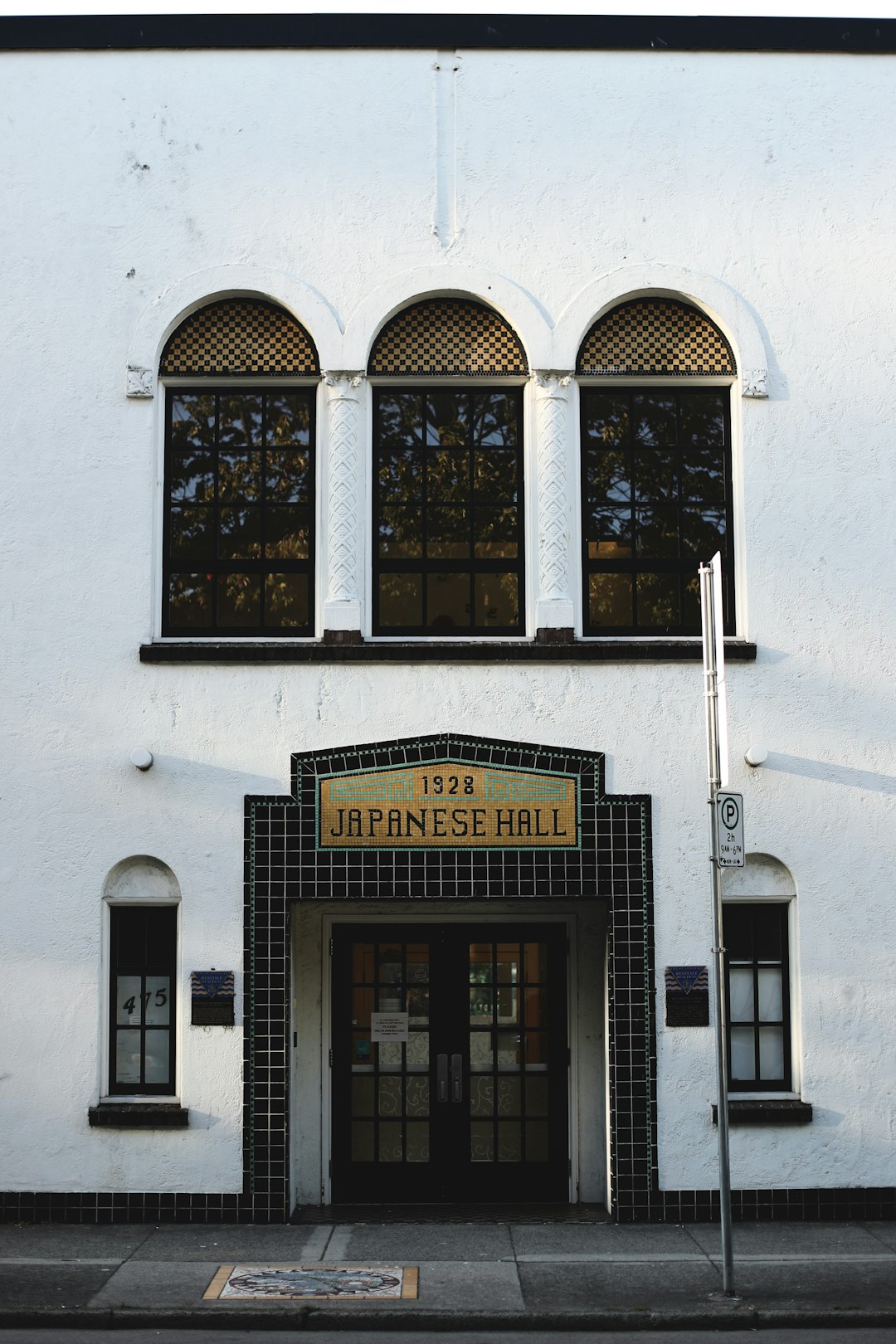 white and black concrete building