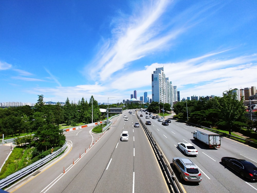 cars on road during daytime