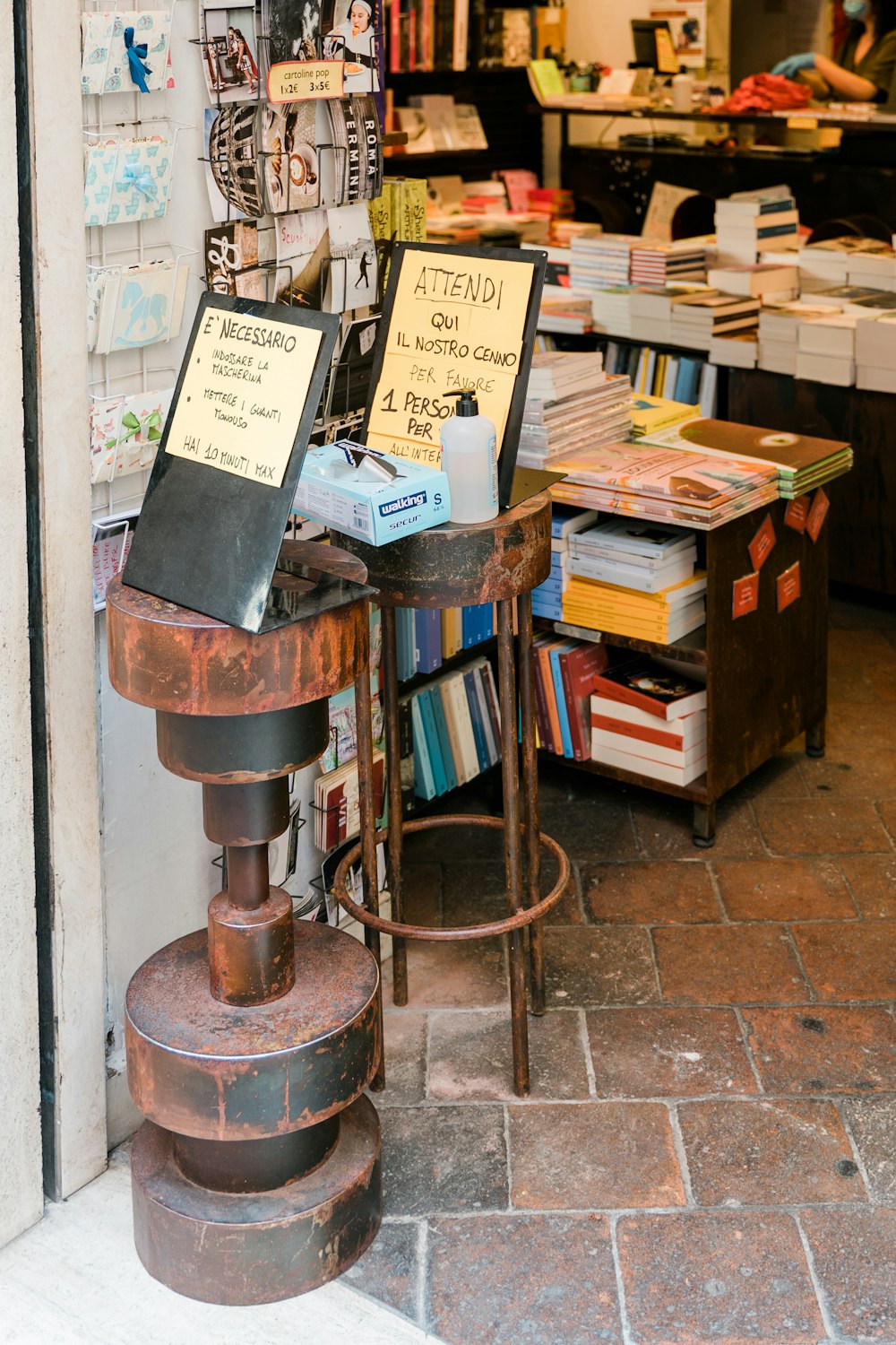 books on brown wooden shelf