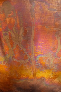 orange and yellow abstract painting