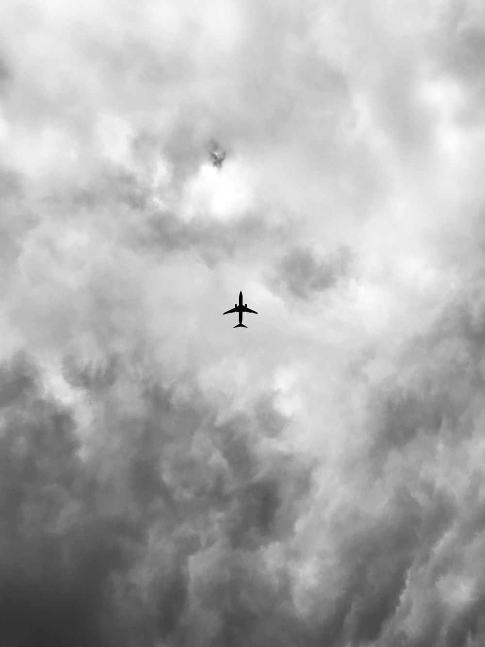 airplane in the sky during daytime