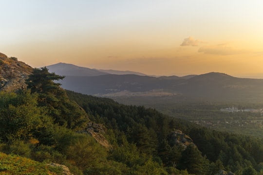 green trees on mountain during daytime in Peñalara Spain